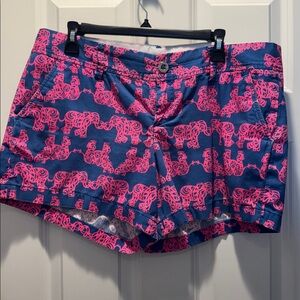 Lilly Pulitzer Callahan Shorts in pink navy tusk Size 14